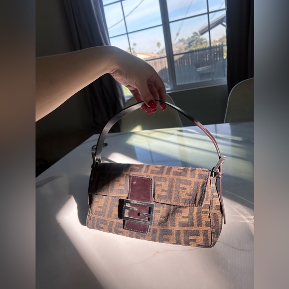 SOLD Fendi baguette shoulder bag zucca print ✨ - Picture 10 of 10